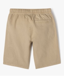 Bermuda en lin et coton avec ceinture élastique garçon